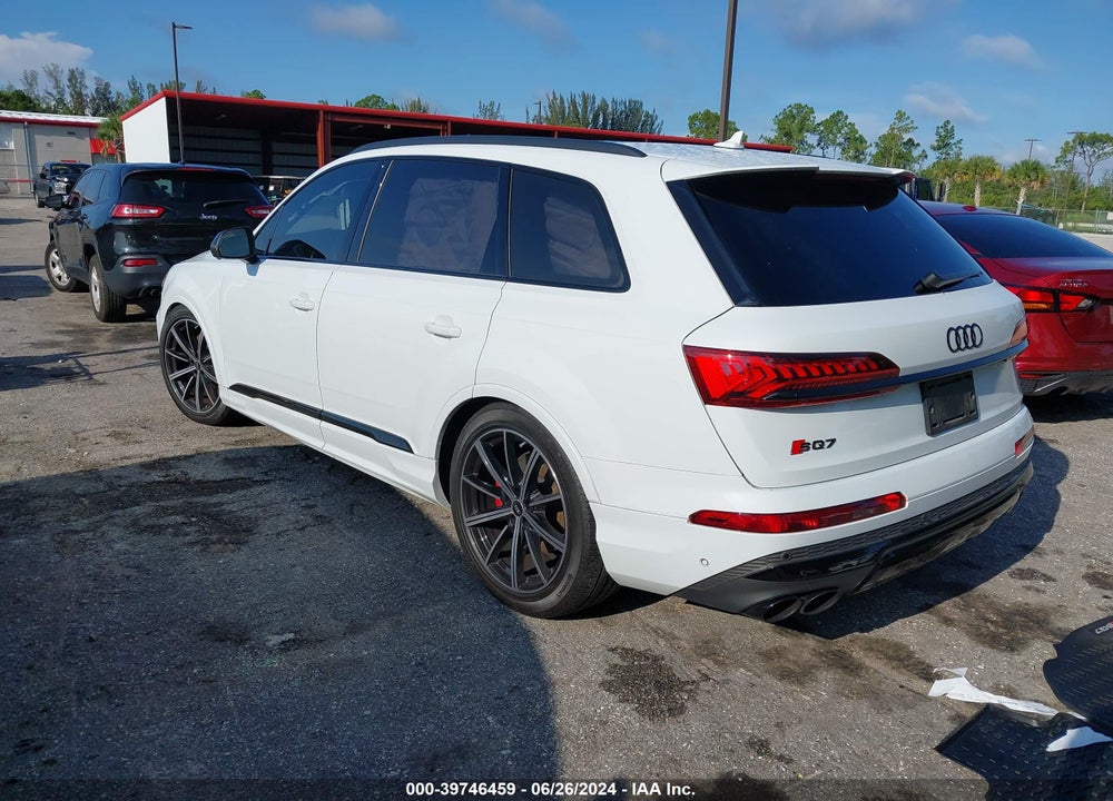 2022 AUDI SQ7 PRESTIGE TFSI QUATTRO TIPTRONIC VIN: WA1VWBF74ND019567