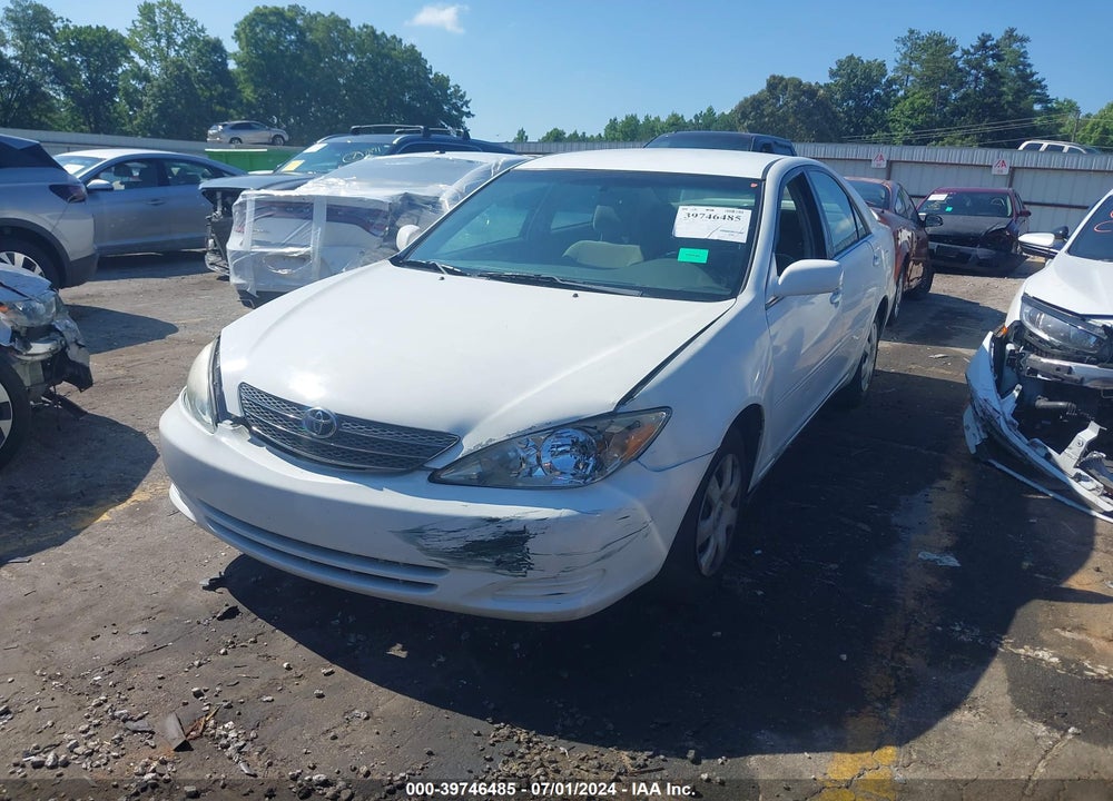 2004 TOYOTA CAMRY LE VIN: 4T1BE32K04U325994