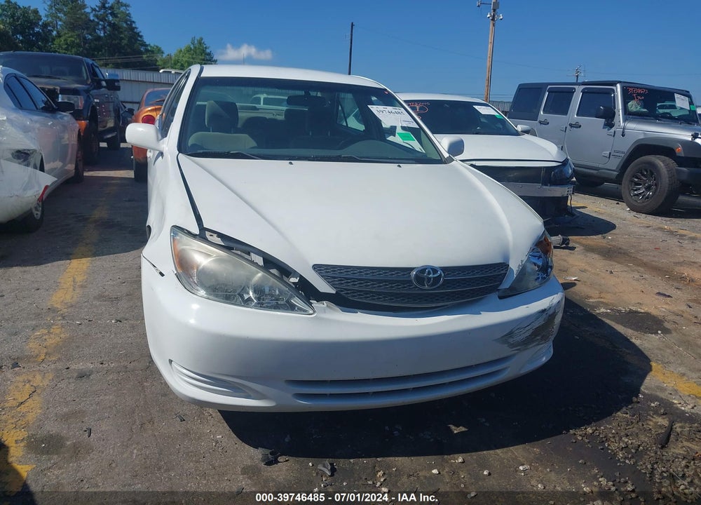 2004 TOYOTA CAMRY LE VIN: 4T1BE32K04U325994