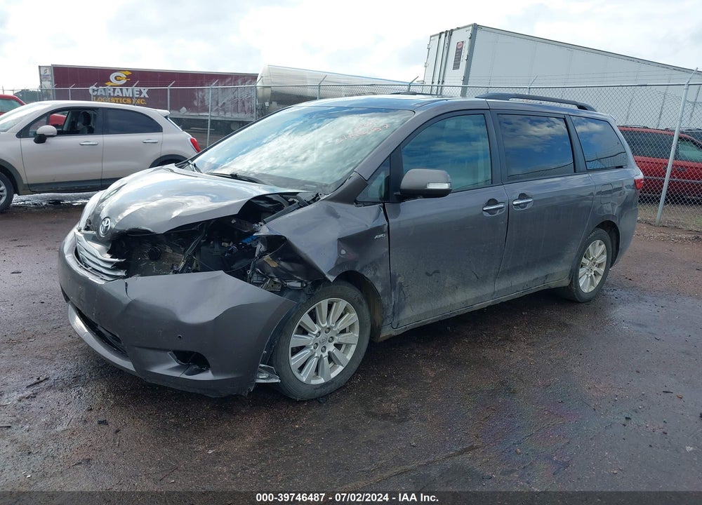 2017 TOYOTA SIENNA LIMITED PREMIUM 7 PASSENGER VIN: 5TDDZ3DC1HS151192