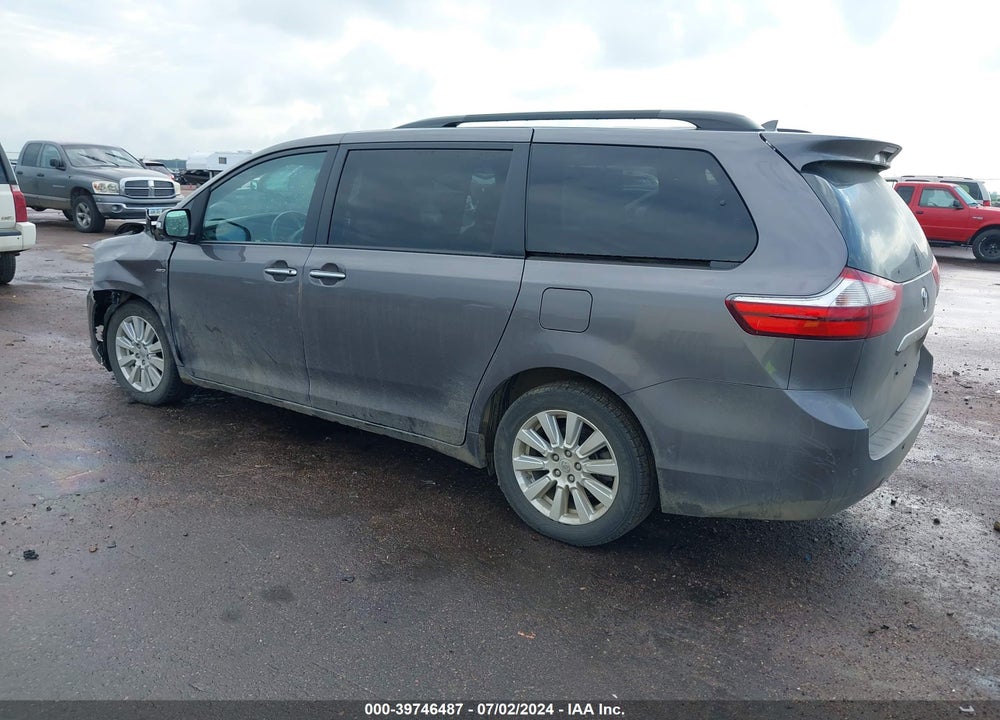 2017 TOYOTA SIENNA LIMITED PREMIUM 7 PASSENGER VIN: 5TDDZ3DC1HS151192