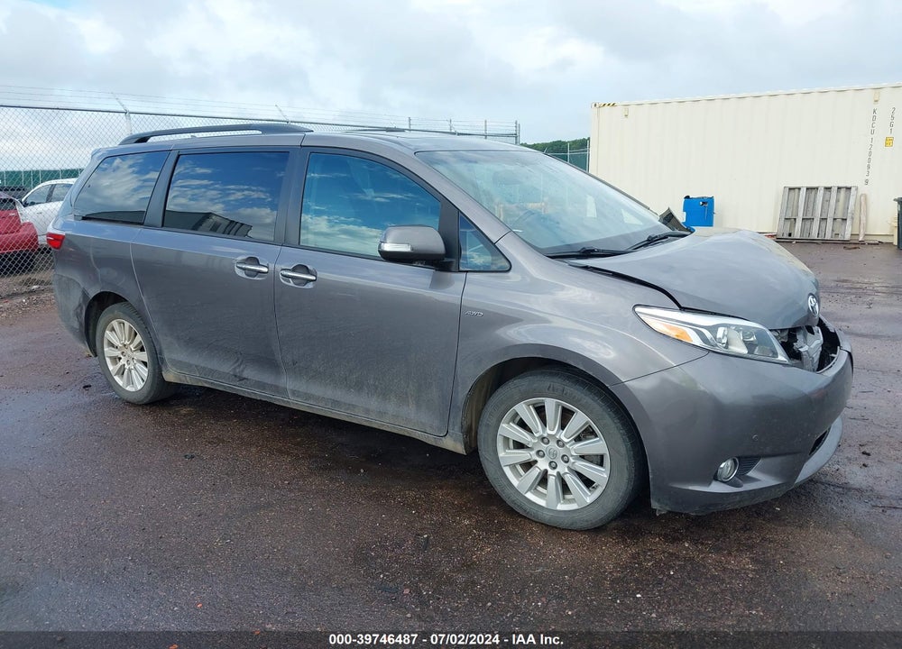 2017 TOYOTA SIENNA LIMITED PREMIUM 7 PASSENGER VIN: 5TDDZ3DC1HS151192