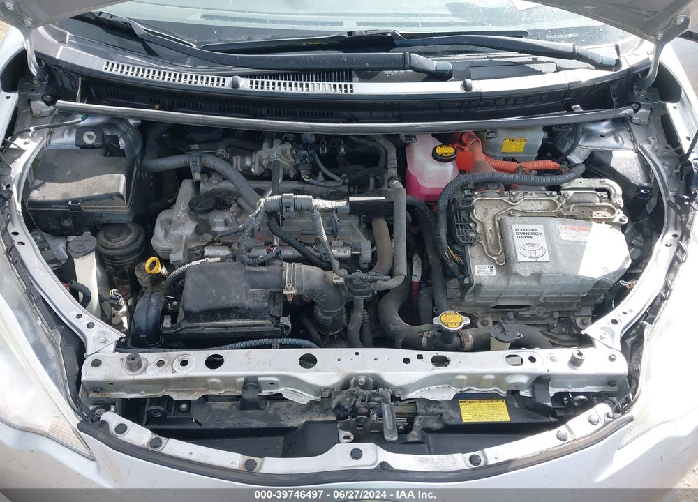 2012 TOYOTA PRIUS C VIN: JTDKDTB33C1016598