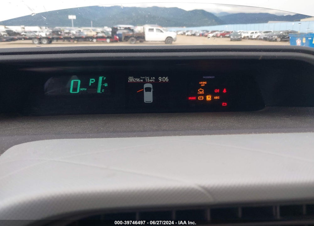 2012 TOYOTA PRIUS C VIN: JTDKDTB33C1016598