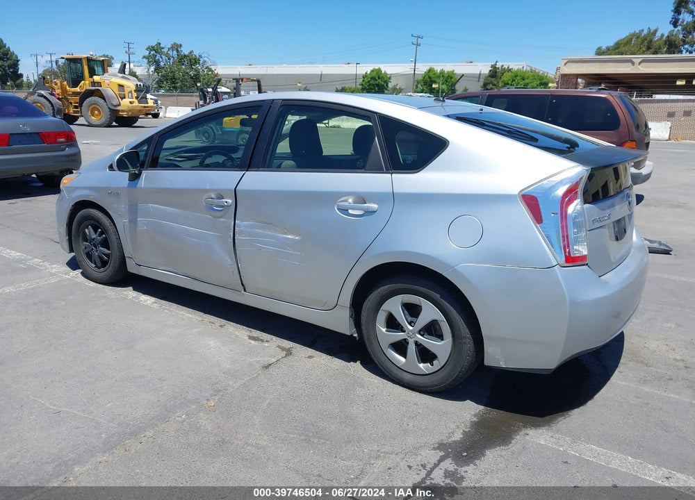 2012 TOYOTA PRIUS TWO VIN: JTDKN3DUXC5511229