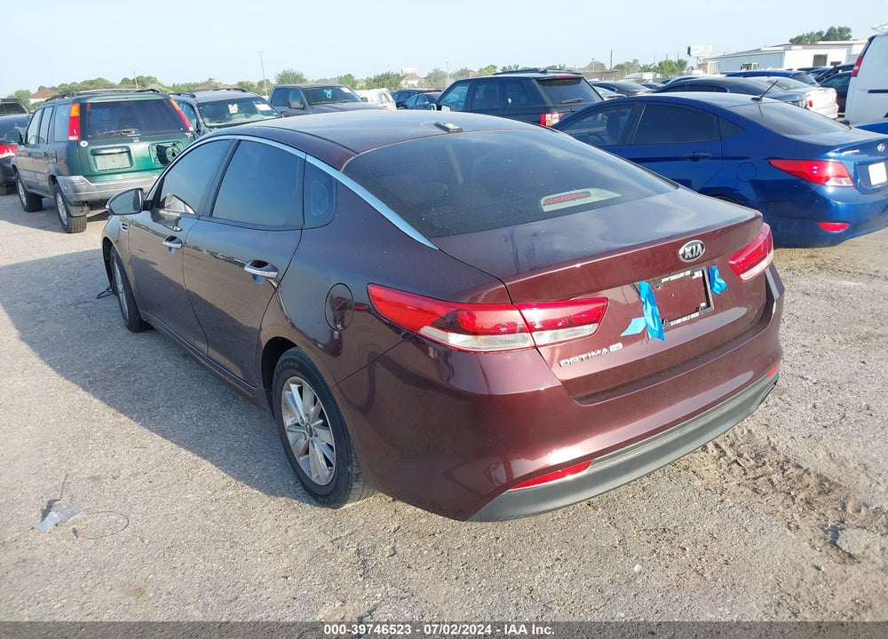 2016 KIA OPTIMA LX VIN: 5XXGT4L30GG027291