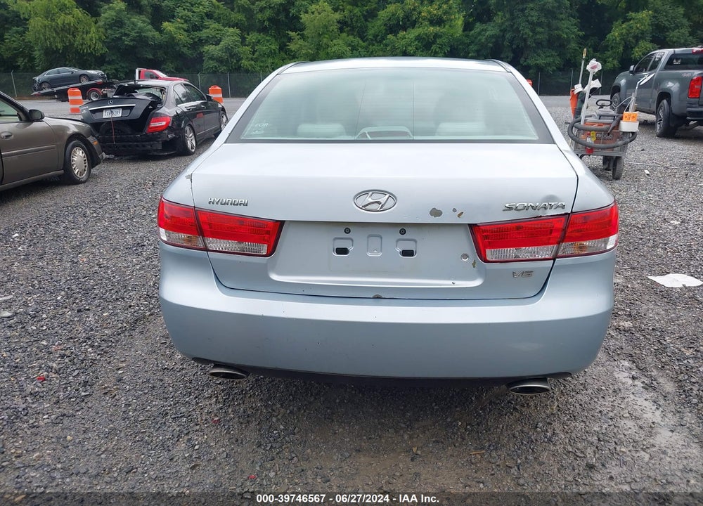 2006 HYUNDAI SONATA GLS V6/LX V6 VIN: 5NPEU46F56H154051