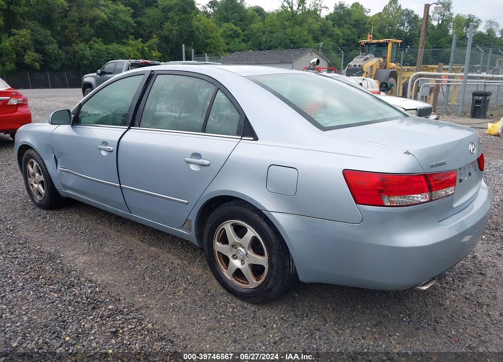2006 HYUNDAI SONATA GLS V6/LX V6 VIN: 5NPEU46F56H154051