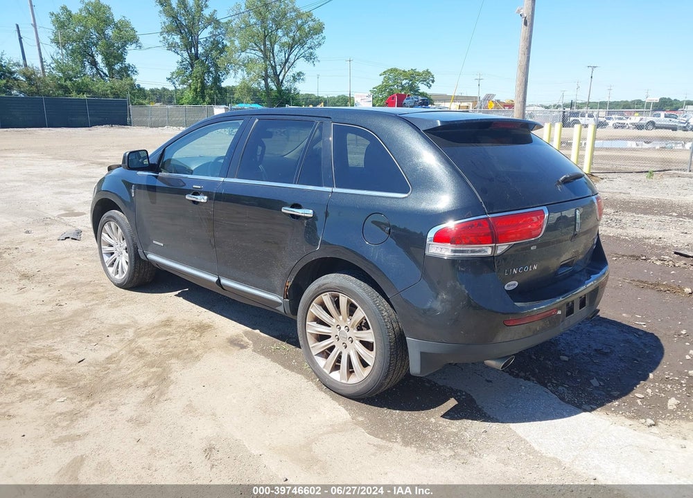 2011 LINCOLN MKX VIN: 2LMDJ8JK6BBJ09562