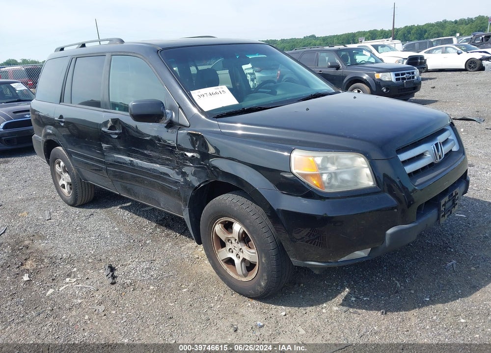 2007 HONDA PILOT EX-L VIN: 2HKYF18547H522313