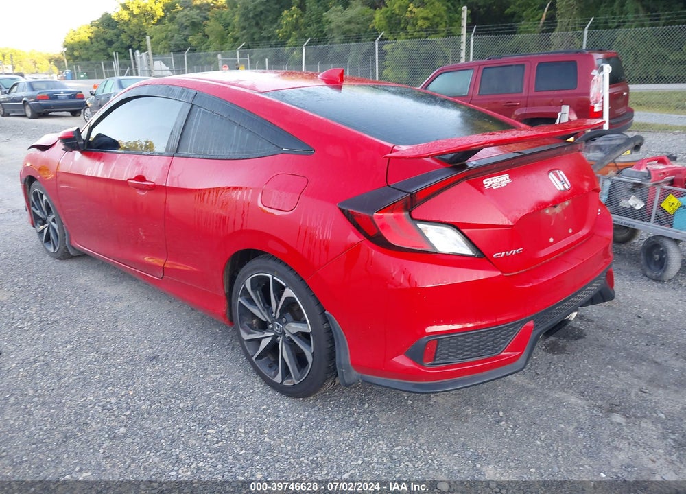 2018 HONDA CIVIC SI VIN: 2HGFC3A51JH757808