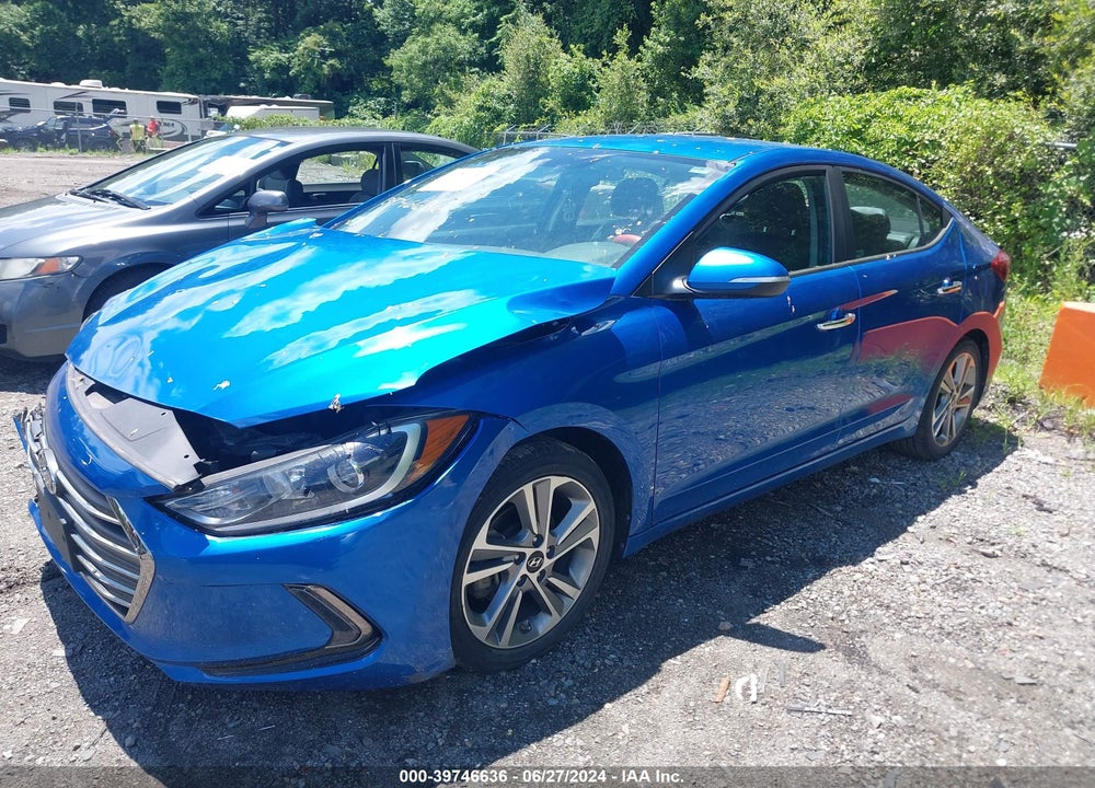 2017 HYUNDAI ELANTRA LIMITED VIN: KMHD84LF9HU227348