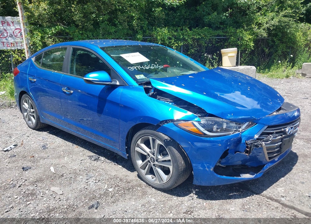 2017 HYUNDAI ELANTRA LIMITED VIN: KMHD84LF9HU227348