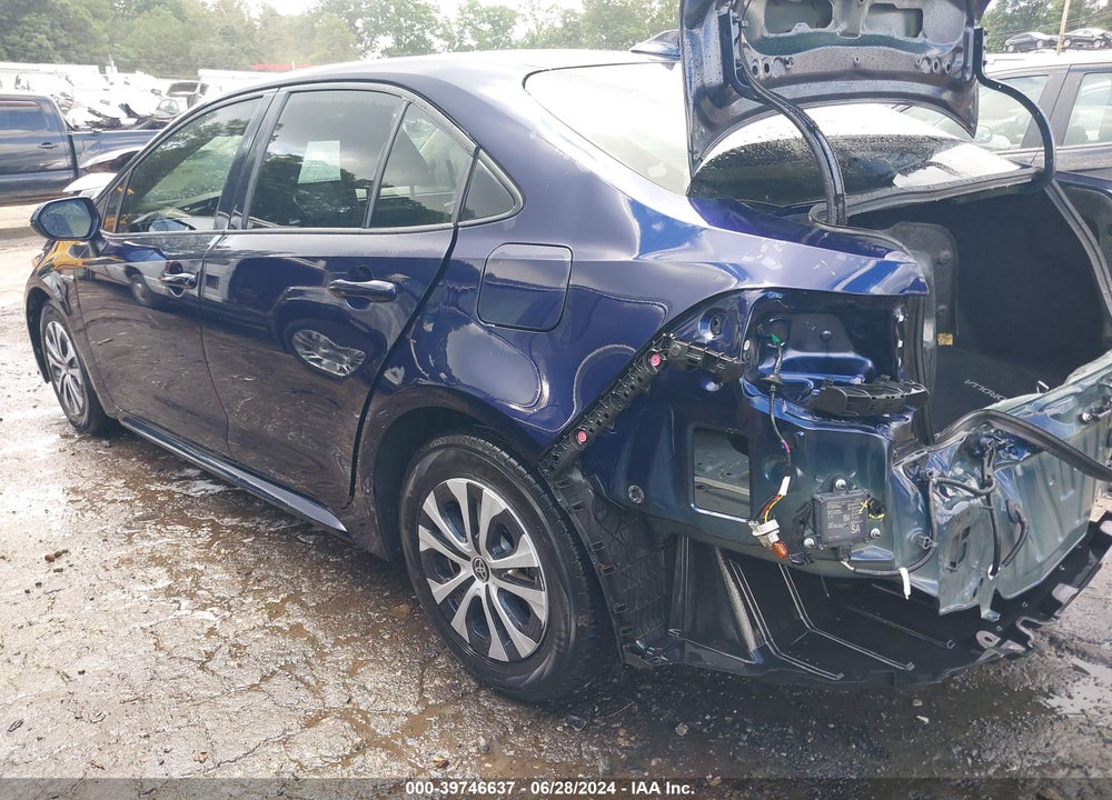2021 TOYOTA COROLLA HYBRID LE VIN: JTDEAMDE4MJ016847