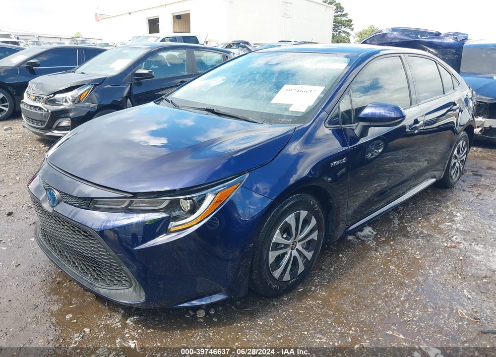 2021 TOYOTA COROLLA HYBRID LE VIN: JTDEAMDE4MJ016847