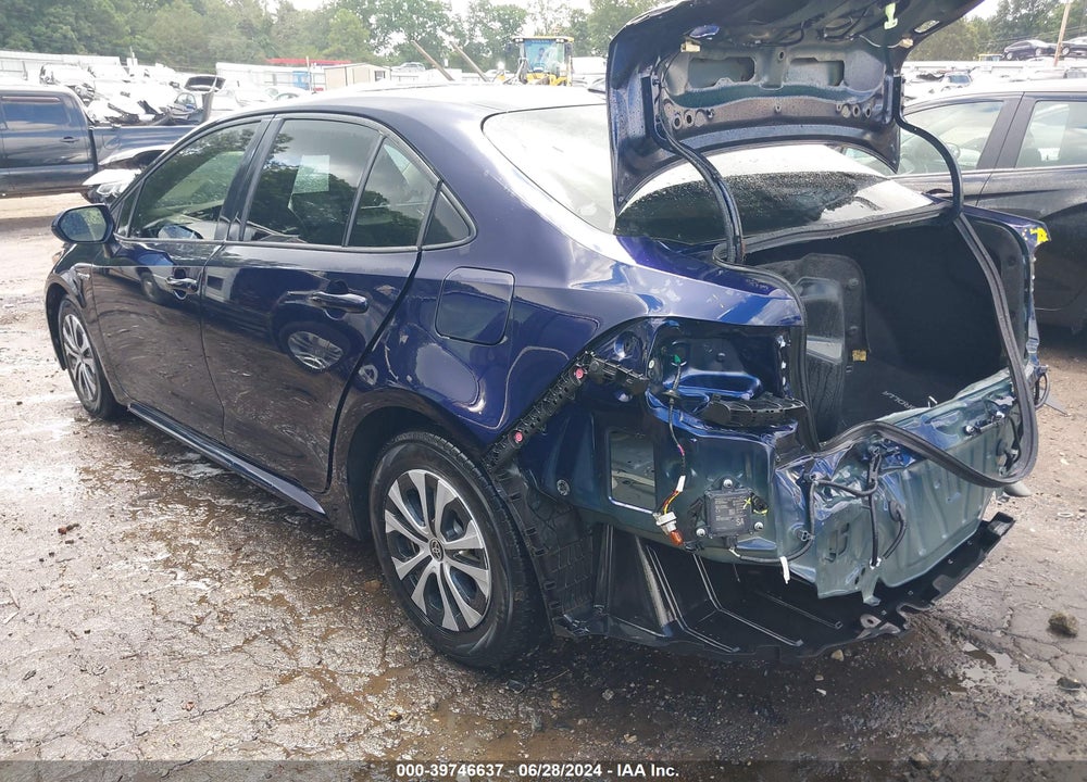 2021 TOYOTA COROLLA HYBRID LE VIN: JTDEAMDE4MJ016847
