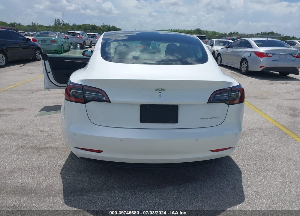 2022 TESLA MODEL 3 LONG RANGE DUAL MOTOR ALL-WHEEL DRIVE VIN: 5YJ3E1EB1NF175350