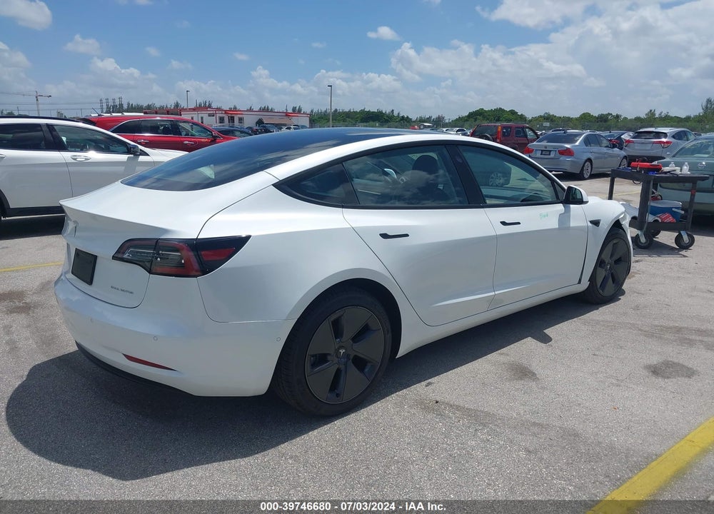 2022 TESLA MODEL 3 LONG RANGE DUAL MOTOR ALL-WHEEL DRIVE VIN: 5YJ3E1EB1NF175350