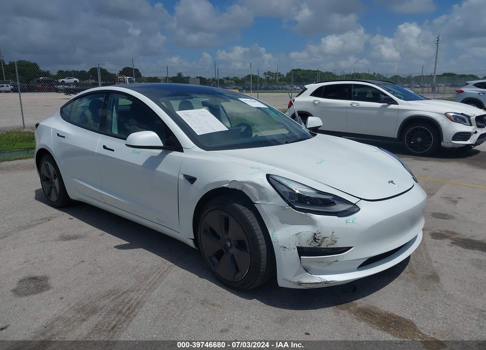 2022 TESLA MODEL 3 LONG RANGE DUAL MOTOR ALL-WHEEL DRIVE VIN: 5YJ3E1EB1NF175350