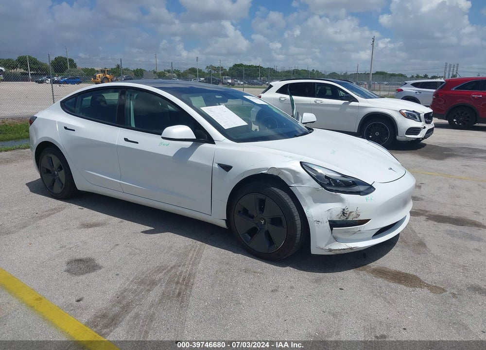 2022 TESLA MODEL 3 LONG RANGE DUAL MOTOR ALL-WHEEL DRIVE VIN: 5YJ3E1EB1NF175350