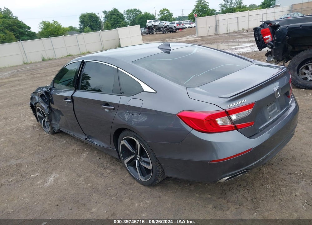2019 HONDA ACCORD SPORT VIN: 1HGCV1F37KA036689