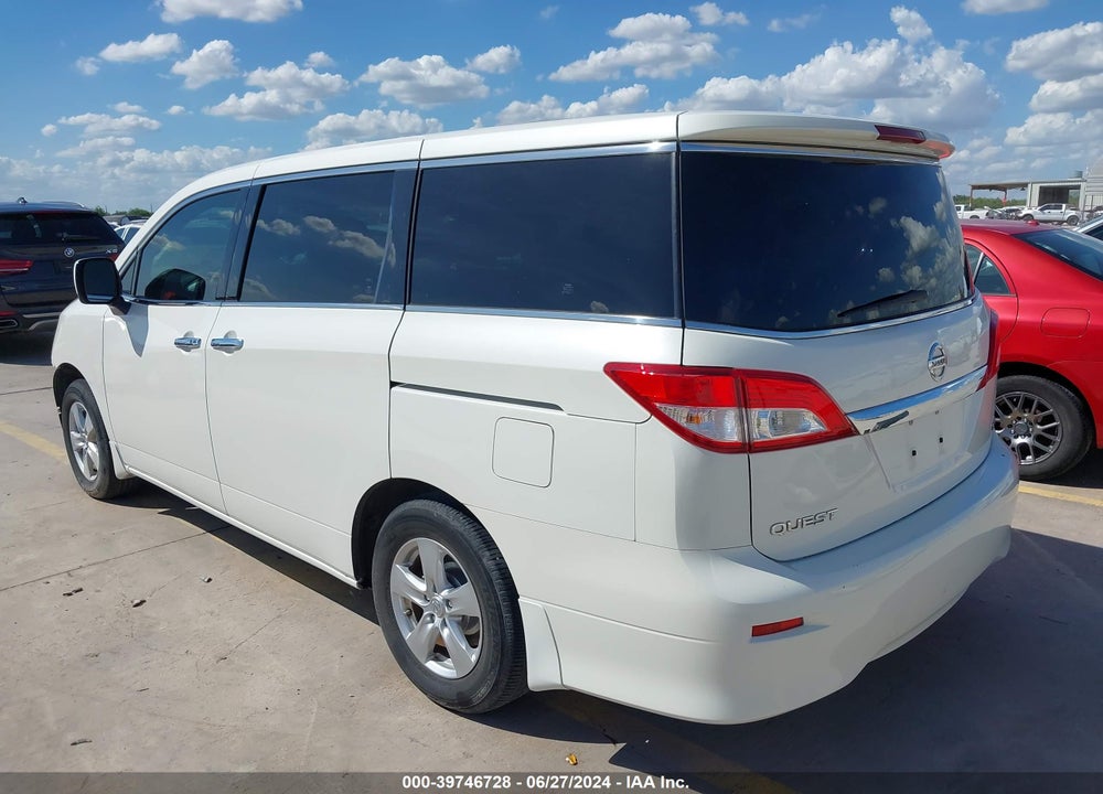 2015 NISSAN QUEST SV VIN: JN8AE2KP7F9127901