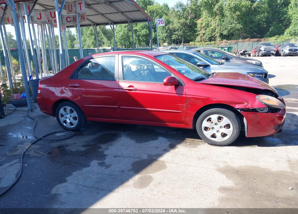 2009 KIA SPECTRA EX VIN: KNAFE222195645677