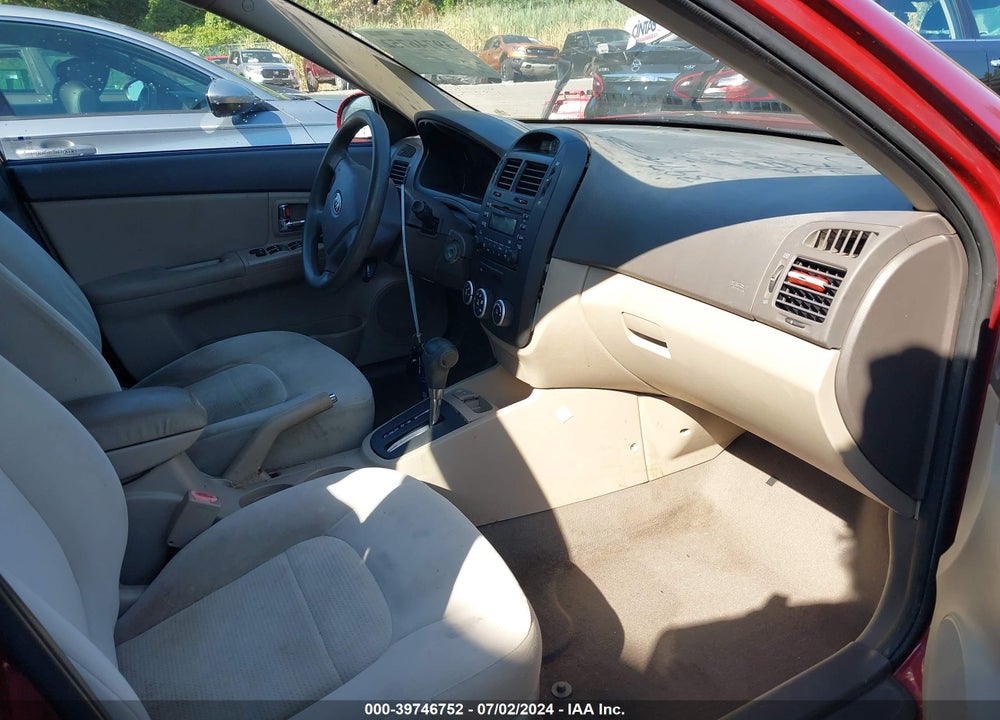2009 KIA SPECTRA EX VIN: KNAFE222195645677