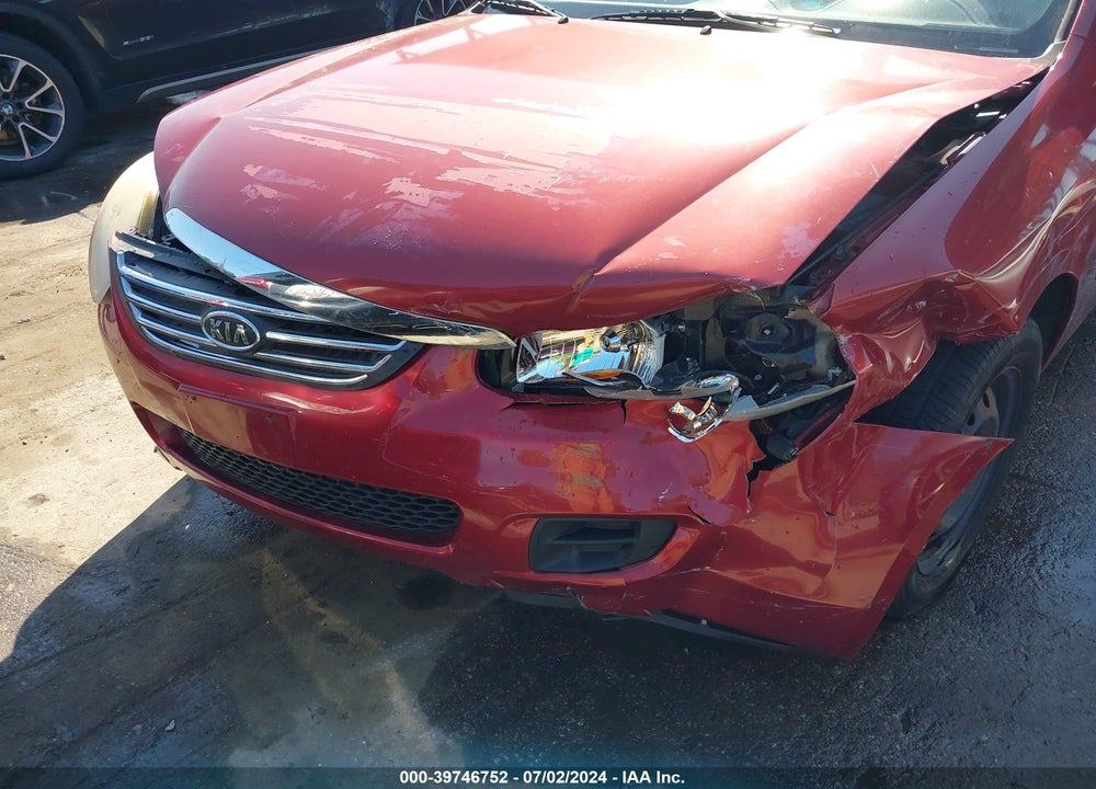2009 KIA SPECTRA EX VIN: KNAFE222195645677