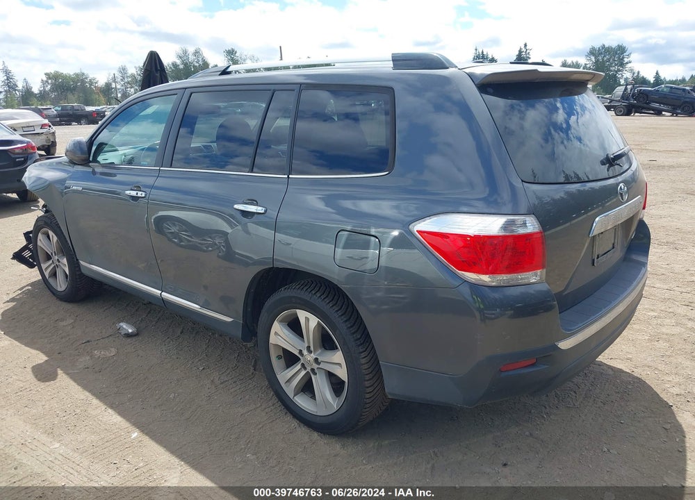 2013 TOYOTA HIGHLANDER VIN: 5TDDK3EH4DS187046
