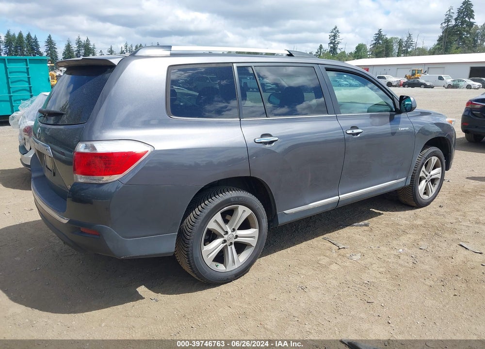 2013 TOYOTA HIGHLANDER VIN: 5TDDK3EH4DS187046