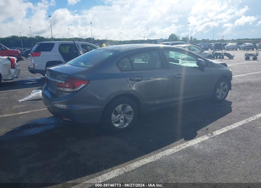 2013 HONDA CIVIC LX VIN: 19XFB2F57DE237388