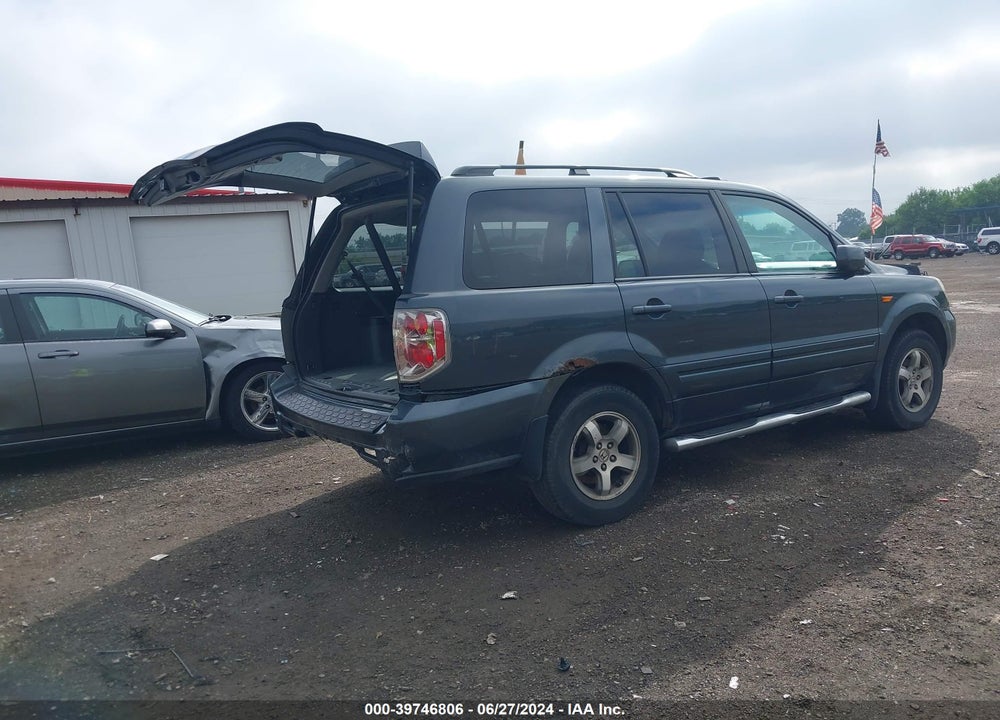 2006 HONDA PILOT EX-L VIN: 2HKYF18606H546860