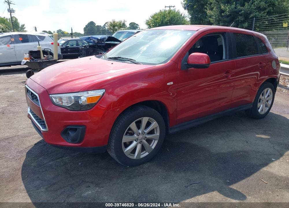 2014 MITSUBISHI OUTLANDER SPORT ES VIN: 4A4AP3AU4EE011525