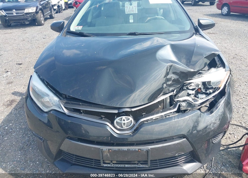 2016 TOYOTA COROLLA LE VIN: 2T1BURHE2GC568512