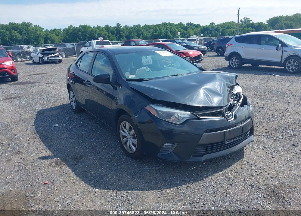 2016 TOYOTA COROLLA LE VIN: 2T1BURHE2GC568512