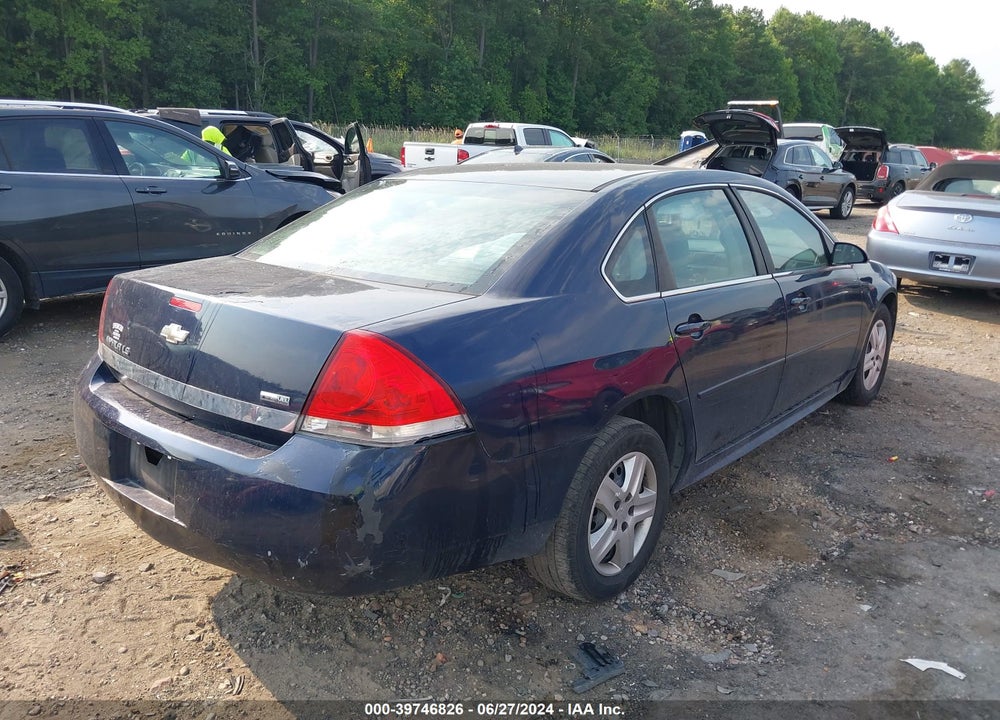 2011 CHEVROLET IMPALA LS VIN: 2G1WF5EK8B1254698