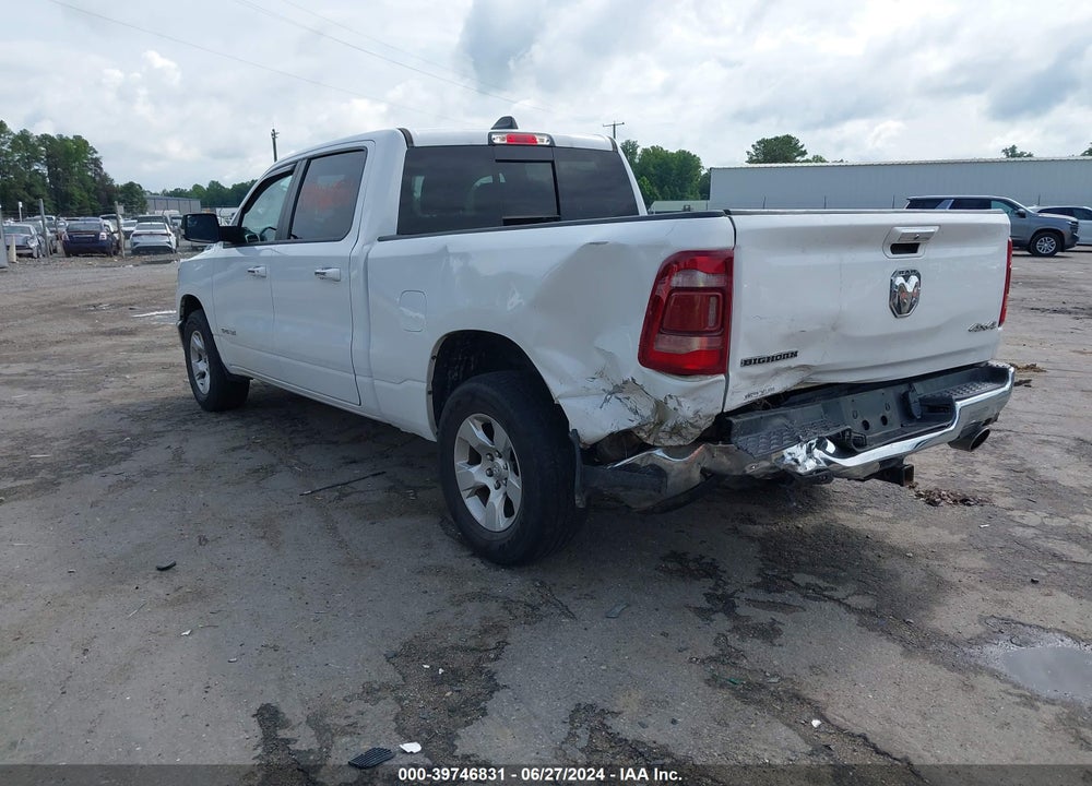 2019 RAM 1500 BIG HORN/LONE STAR 4X4 6'4 BOX VIN: 1C6SRFMT2KN733704