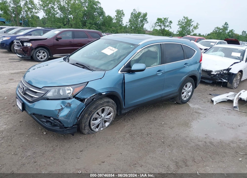2014 HONDA CR-V EX-L VIN: 2HKRM4H78EH603955