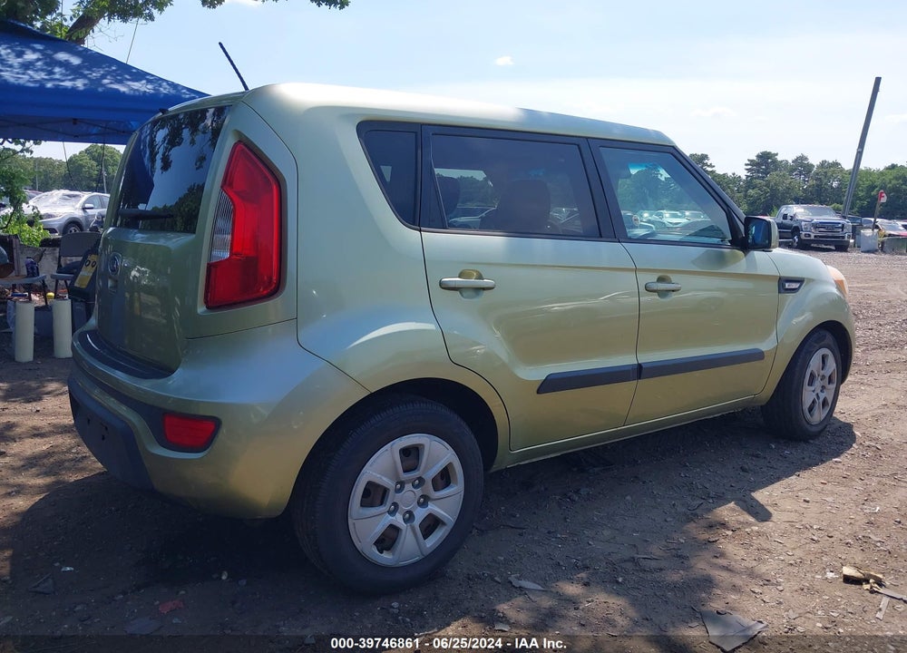 2012 KIA SOUL VIN: KNDJT2A50C7456500