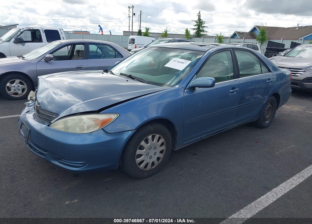 2003 TOYOTA CAMRY LE VIN: JTDBE32K830141638