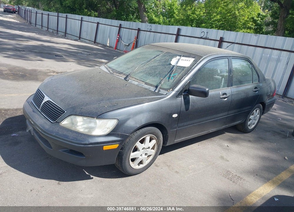 2002 MITSUBISHI LANCER LS VIN: JA3AJ36E92U074291