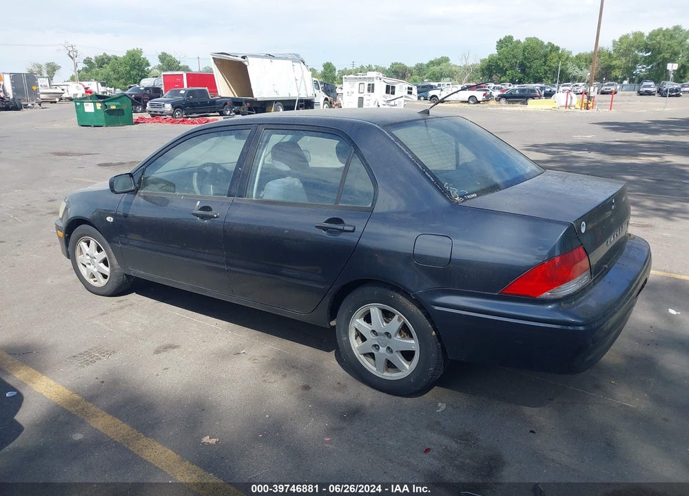 2002 MITSUBISHI LANCER LS VIN: JA3AJ36E92U074291