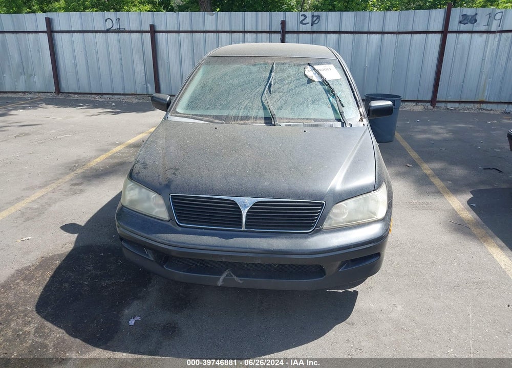 2002 MITSUBISHI LANCER LS VIN: JA3AJ36E92U074291