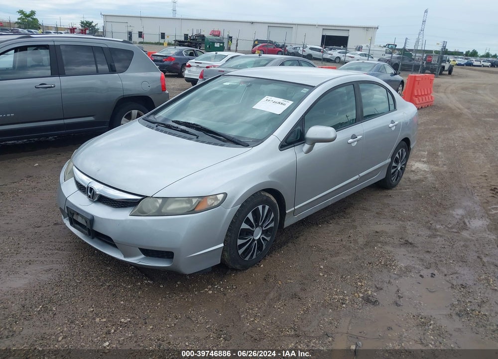 2009 HONDA CIVIC LX VIN: 19XFA16599E013768