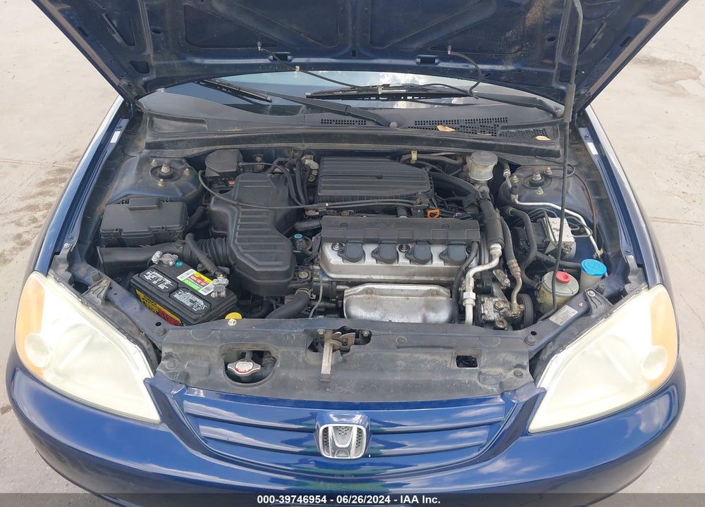 2002 HONDA CIVIC EX VIN: 1HGES26702L079365