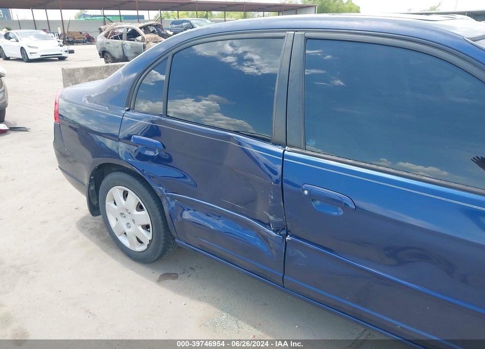 2002 HONDA CIVIC EX VIN: 1HGES26702L079365