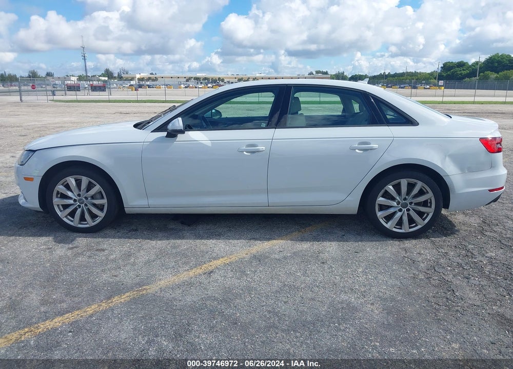 2017 AUDI A4 2.0T PREMIUM VIN: WAUGNAF43HN024482