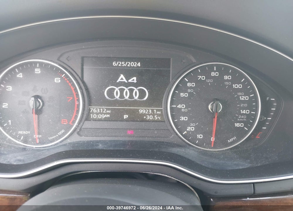 2017 AUDI A4 2.0T PREMIUM VIN: WAUGNAF43HN024482