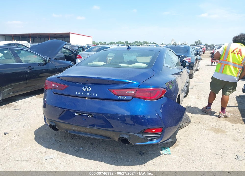 2018 INFINITI Q60 3.0T LUXE VIN: JN1EV7EK8JM340987